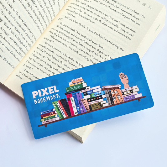 Pixel Bookmark - BLUE