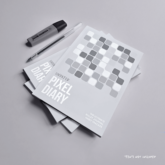 Pixel Diary - UNDATED GREY