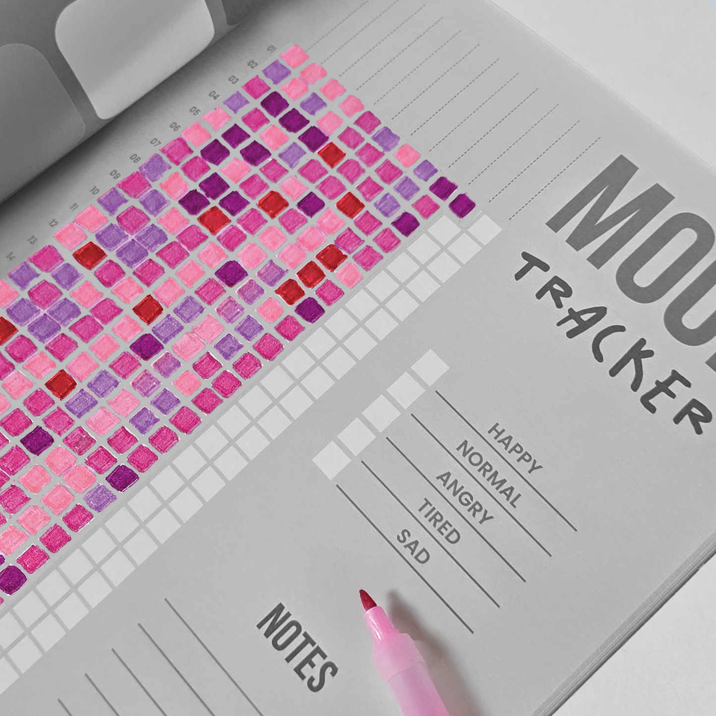 Pixel Diary - UNDATED GREY