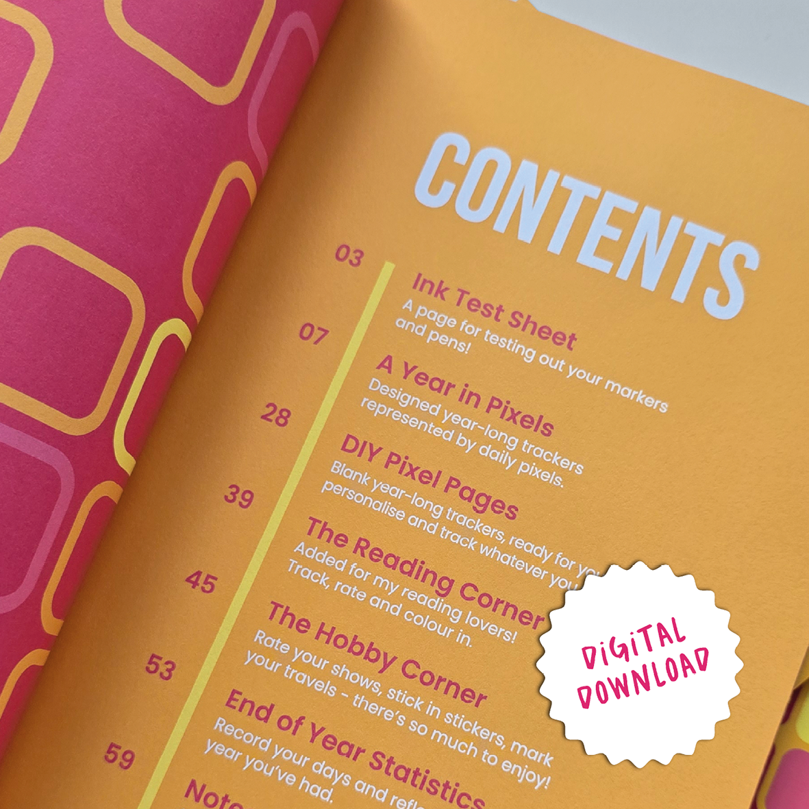 Pixel Diary - DIGITAL DOWNLOAD