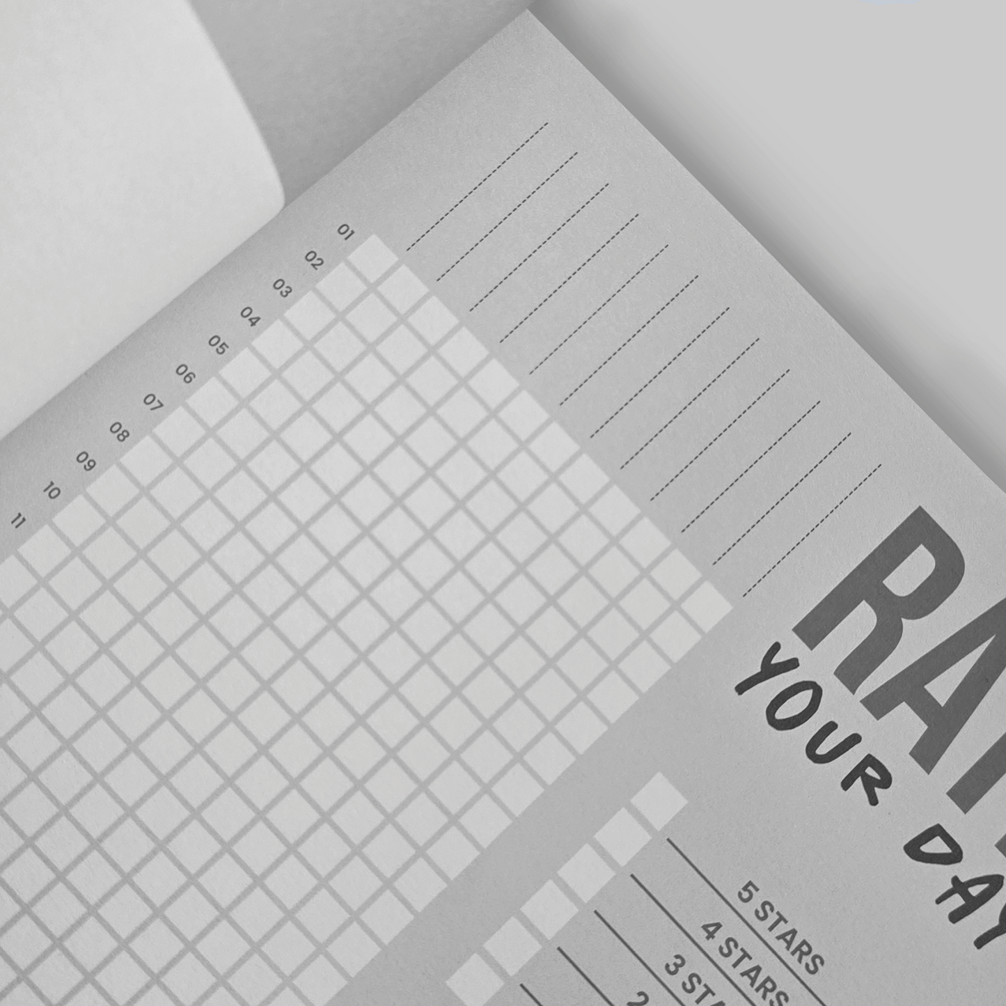 Pixel Diary - UNDATED GREY