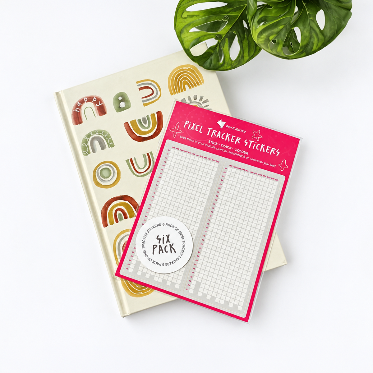 Pixel Tracker Stickers