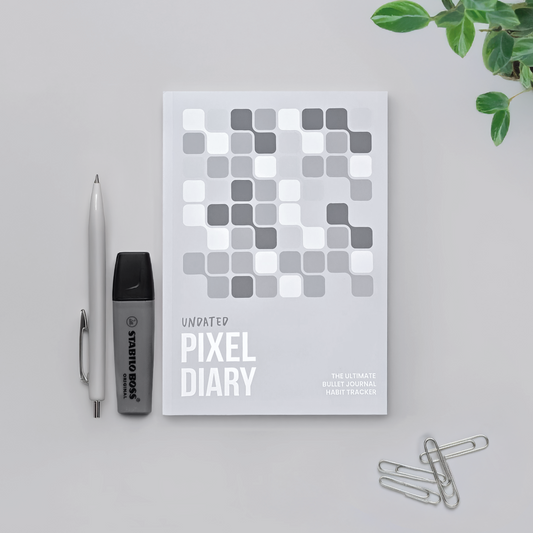 Pixel Diary - UNDATED GREY