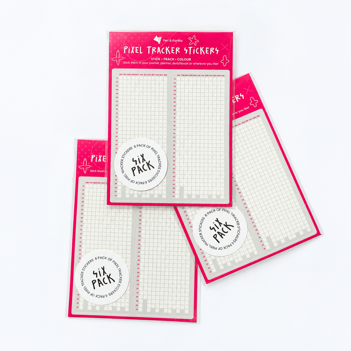 Pixel Tracker Stickers