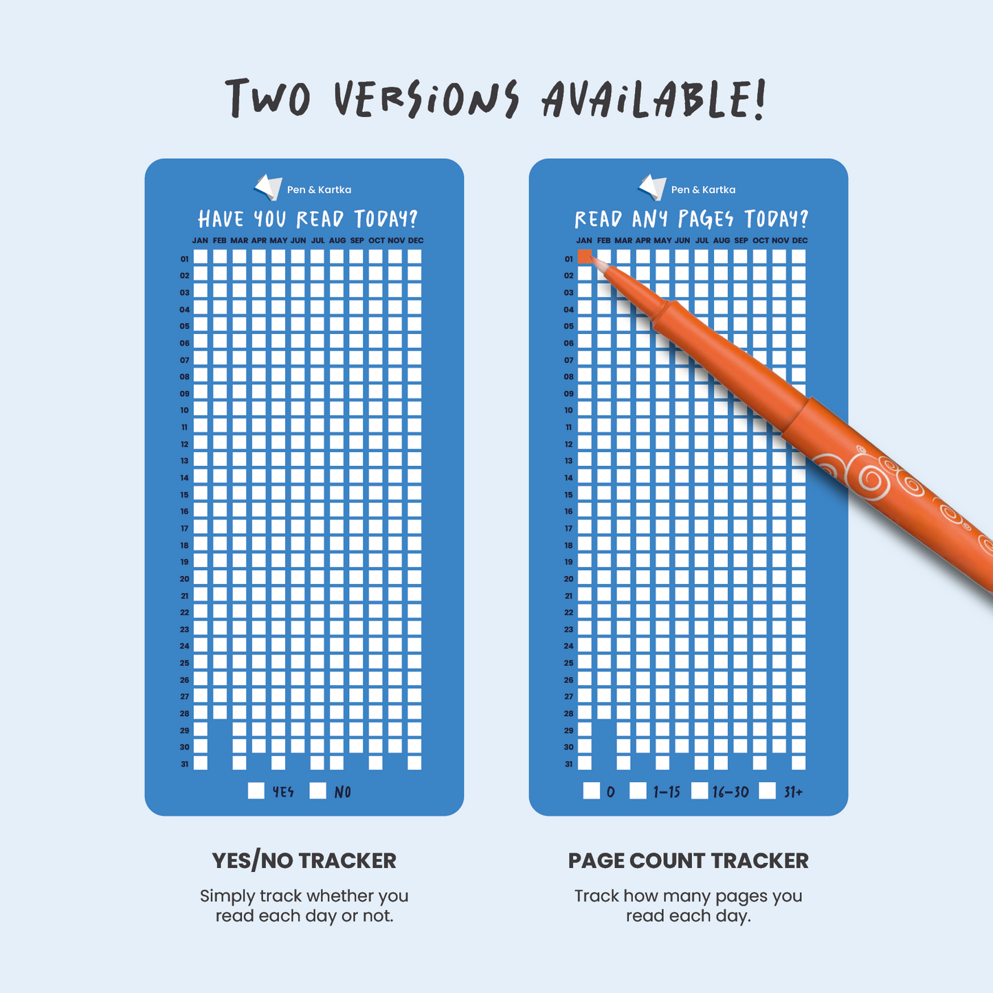 Pixel Bookmark - BLUE