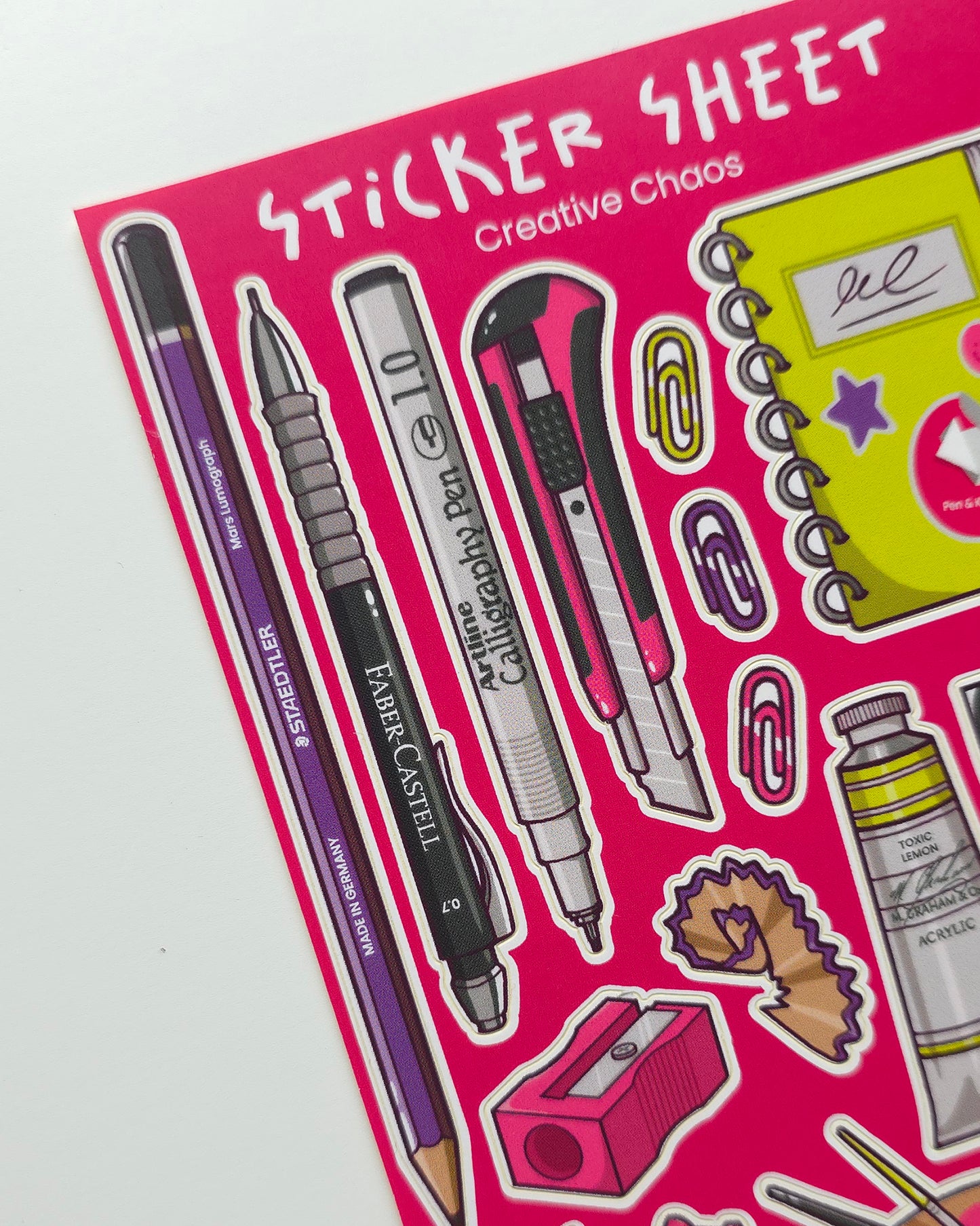 Sticker Sheet - CREATIVE CHAOS