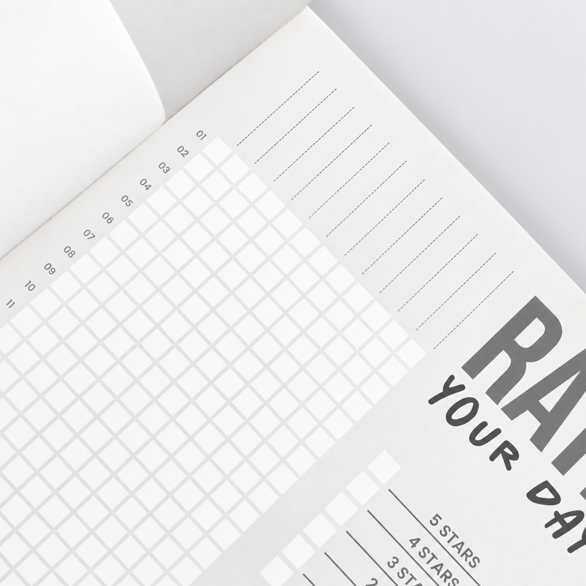 Pixel Diary - UNDATED GREY