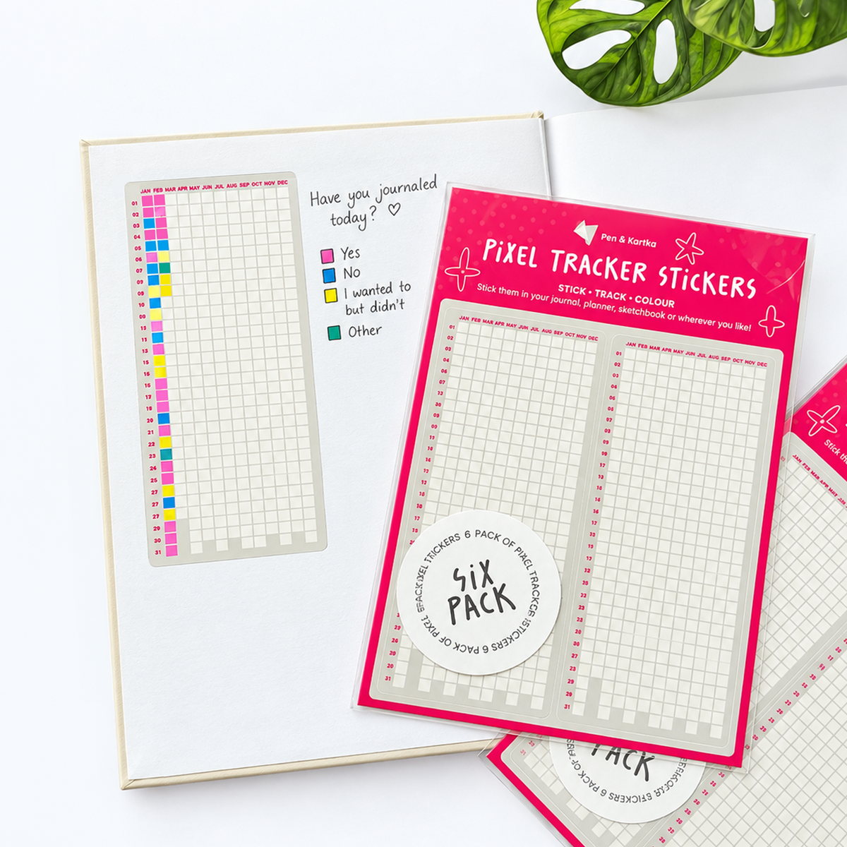 Pixel Tracker Stickers