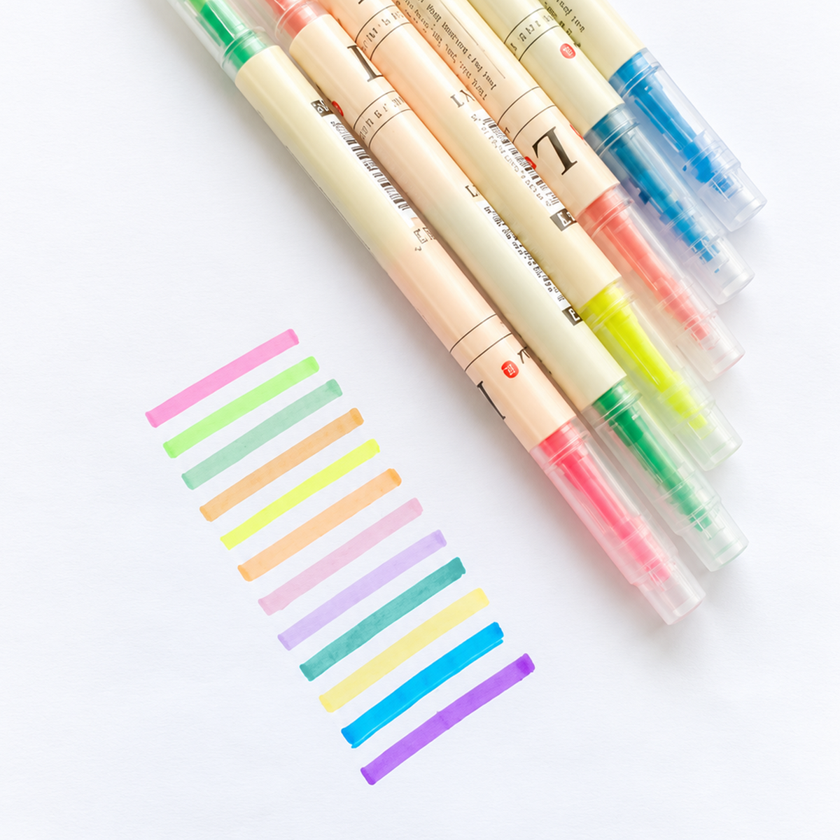 Dual-Tip Highlighter Pens