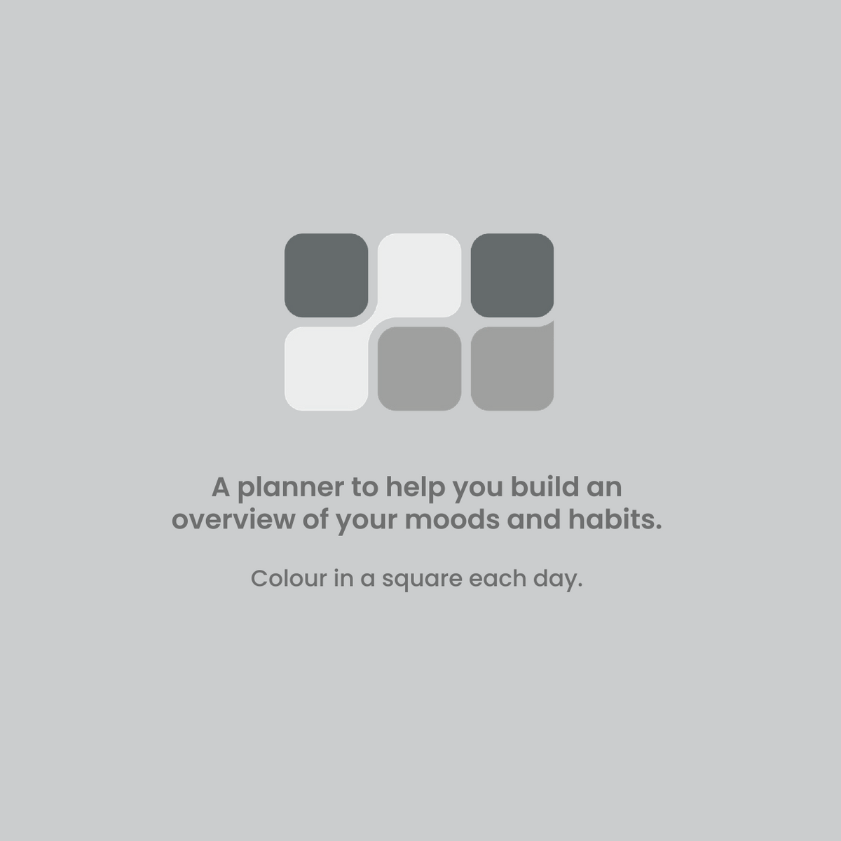 Pixel Diary - UNDATED GREY