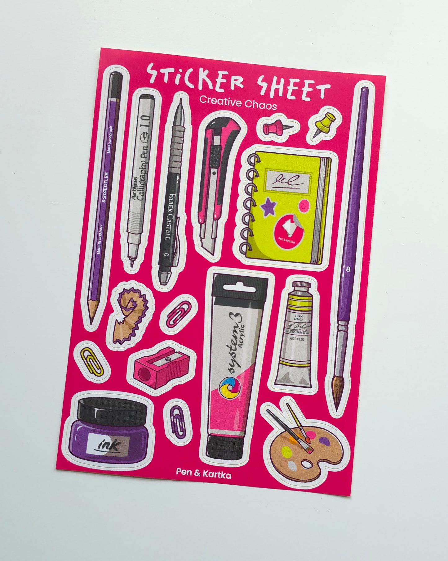 Sticker Sheet - CREATIVE CHAOS
