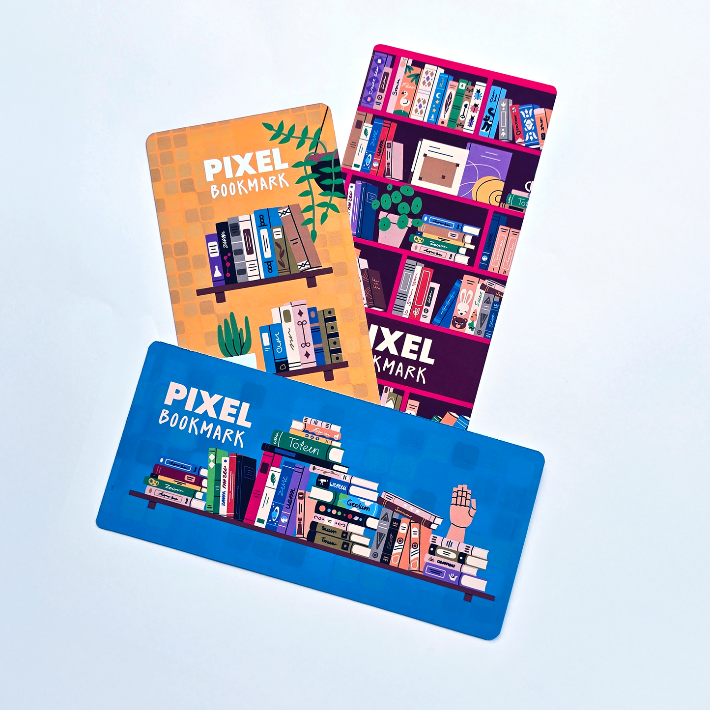 Pixel Bookmark - BLUE