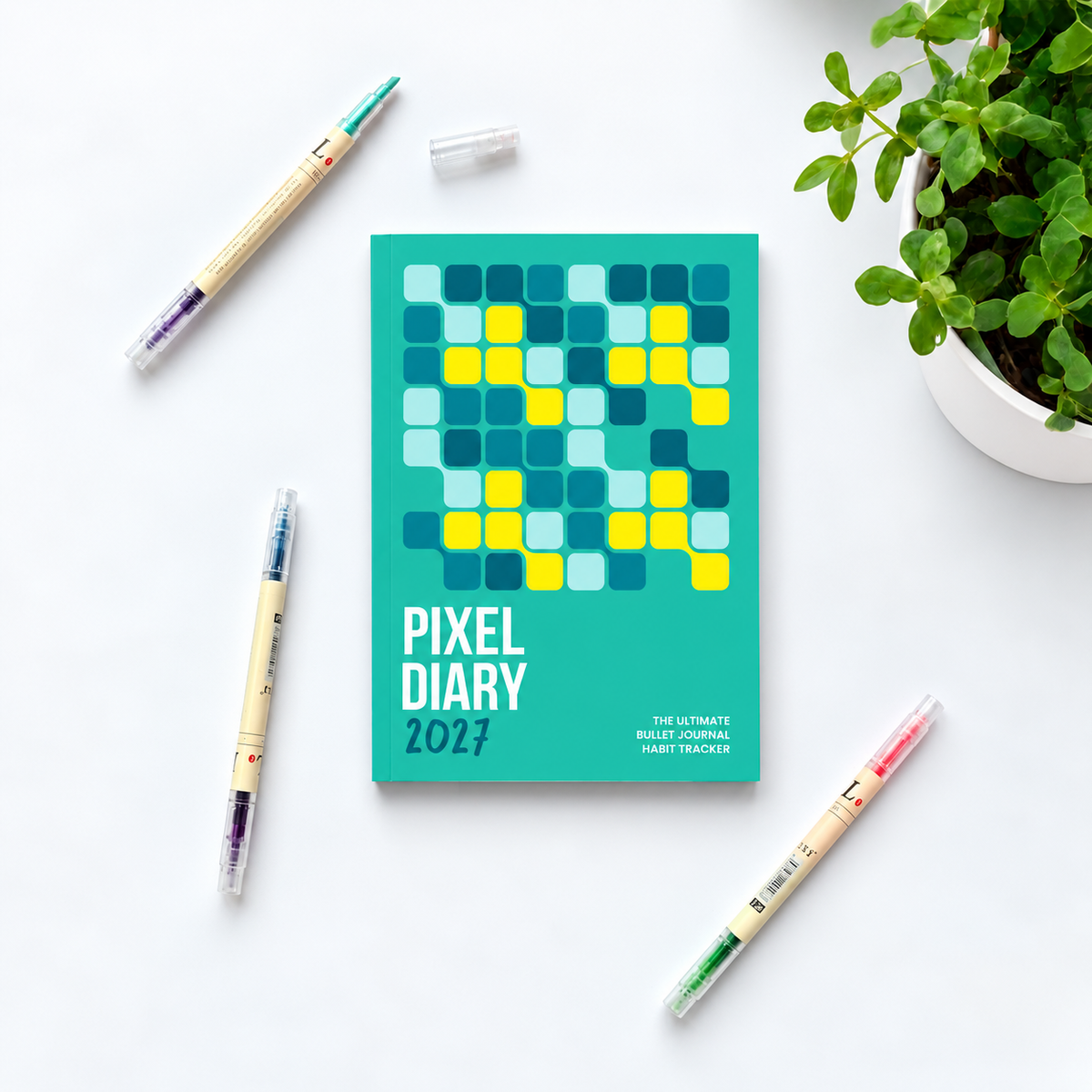 Pixel Diary - SEAFOAM