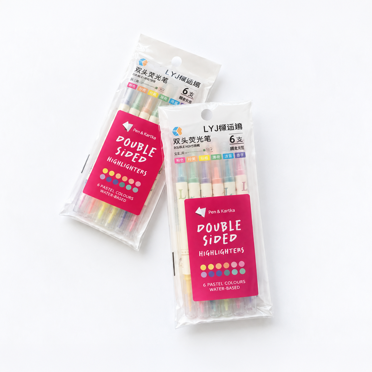 Dual-Tip Highlighter Pens