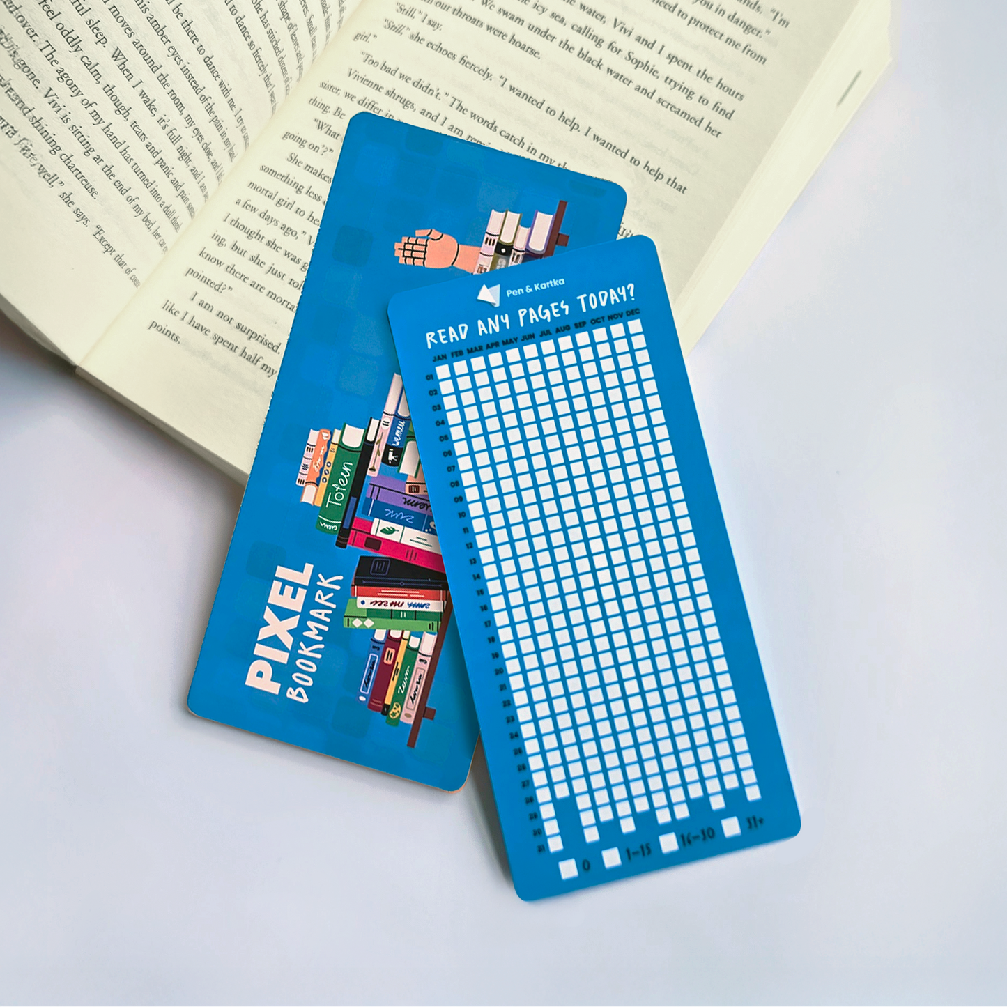Pixel Bookmark - BLUE