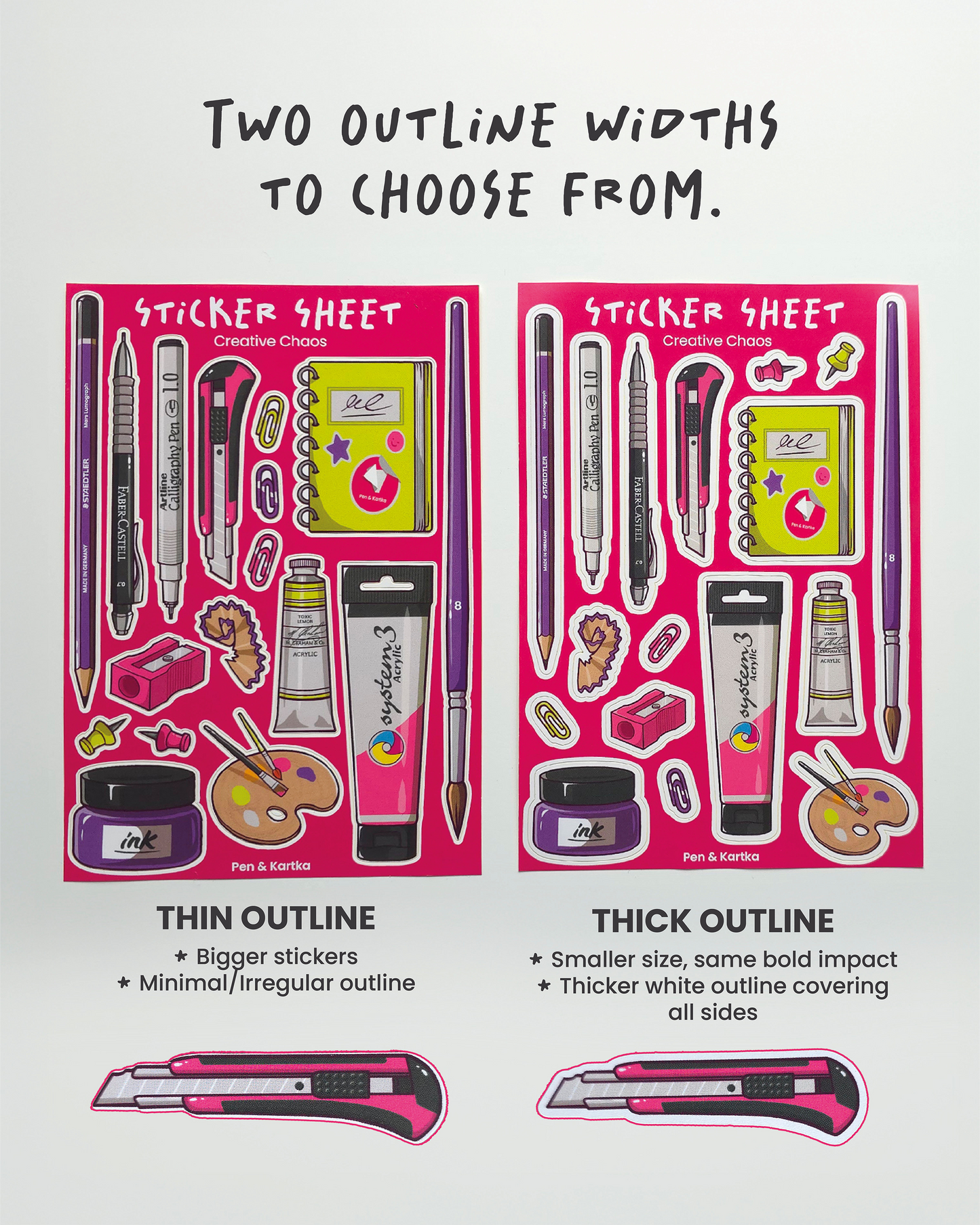 Sticker Sheet - CREATIVE CHAOS